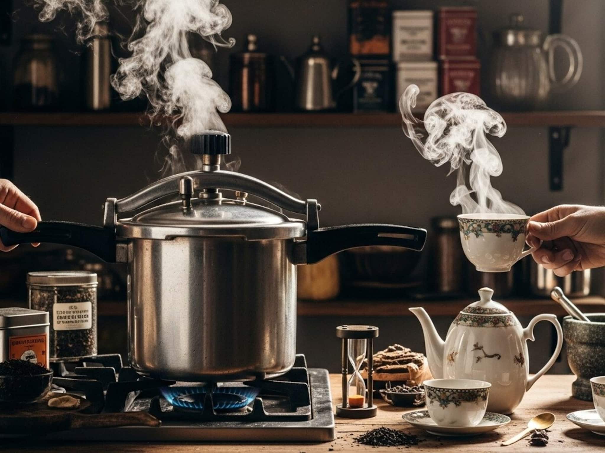 প্রেশার কুকারে চা বানালেন মহিলা, নিমেষে ভাইরাল...আপনি নিজেও ট্রাই করতে পারেন, রইল পদ্ধতি