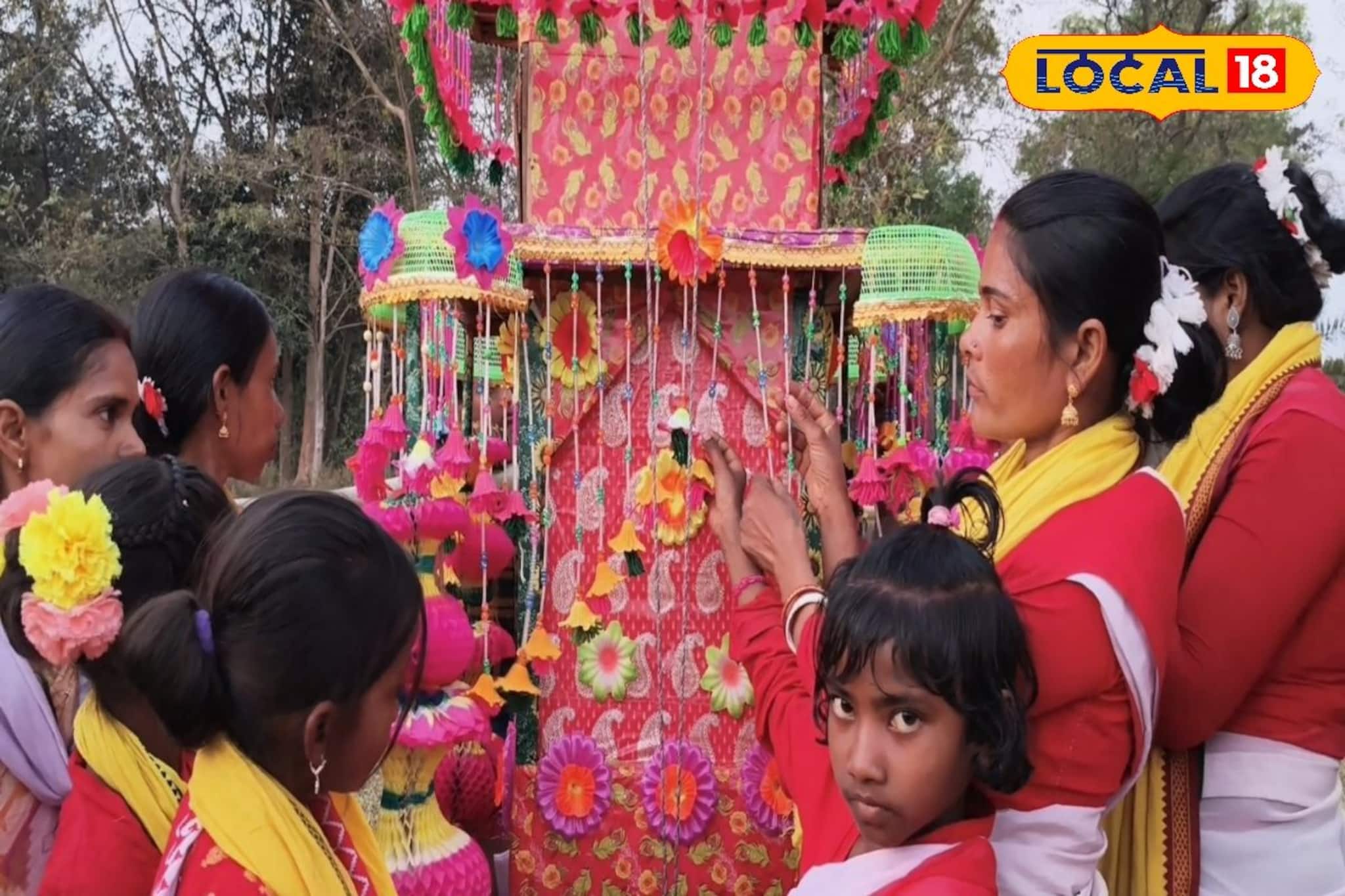 পুরুলিয়ার গৃহবধূদের হাতের কামাল! ৩৫ ফুটের টুসু চৌডল গড়ে নজির স্থাপন, রইল ঝলক