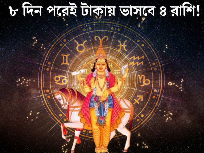 জ্যোতিষ শাস্ত্রে শুক্র গ্রহকে শুভ গ্রহ হিসেবে বিবেচনা করা হয়৷ কারণ জীবনে ধন-সমৃদ্ধি, ভৌতিক সুখ, প্রেম ও সৌন্দর্যের দাতা হলেন শুক্র। শুক্র শুভ অবস্থায় থাকলে ব্যক্তির জীবনে কখনও অর্থের অভাব হয় না। ধন-সমৃদ্ধি ও বিলাসিতার কারক গ্রহ শুক্র খুব শীঘ্রই শনি গ্রহের রাশিতে প্রবেশ করতে চলেছে। জ্যোতিষ শাস্ত্রে শুক্র গ্রহকে শুভ গ্রহ হিসেবে বিবেচনা করা হয়৷ কারণ জীবনে ধন-সমৃদ্ধি, ভৌতিক সুখ, প্রেম ও সৌন্দর্যের দাতা হলেন শুক্র। শুক্র শুভ অবস্থায় থাকলে ব্যক্তির জীবনে কখনও অর্থের অভাব হয় না। ধন-সমৃদ্ধি ও বিলাসিতার কারক গ্রহ শুক্র খুব শীঘ্রই শনি গ্রহের রাশিতে প্রবেশ করতে চলেছে।