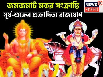 মকর সংক্রান্তিতে ভাগ্য চাঙ্গা! সূর্য-শুক্রের শুক্রাদিত্য রাজযোগে বাম্পার উন্নতি