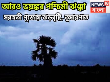 ঝড়বৃষ্টি, শিলাবৃষ্টি, তুষারপাতে আকাশের মুখভার, সকাল থেকেই কাঁপিয়েছে ৯ রাজ্য