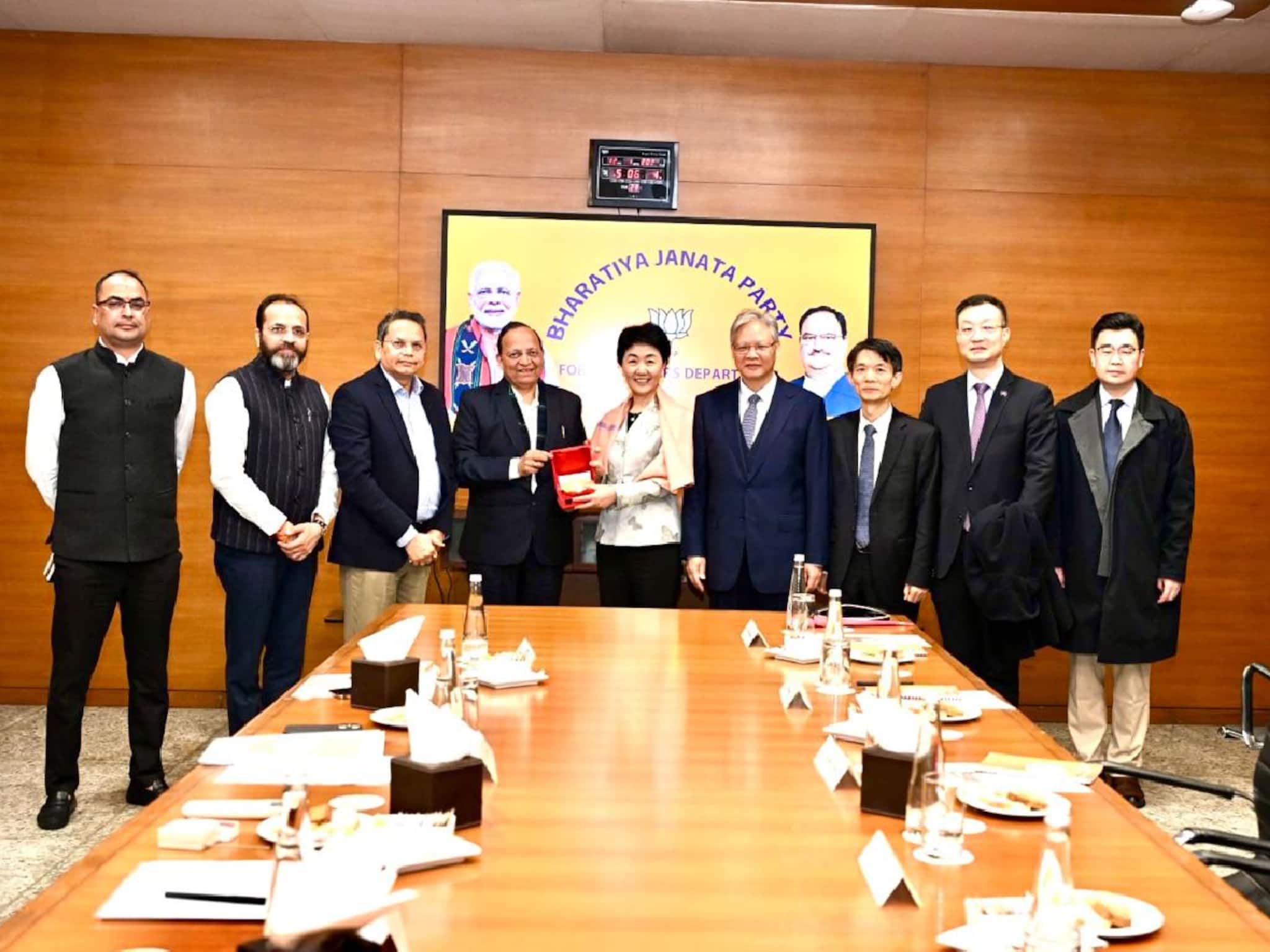 বিজেপির সদর দফতরে আলোচনার পরে RSS-এর সঙ্গে বৈঠক চিনা কমিউনিস্ট পার্টির নেতাদের