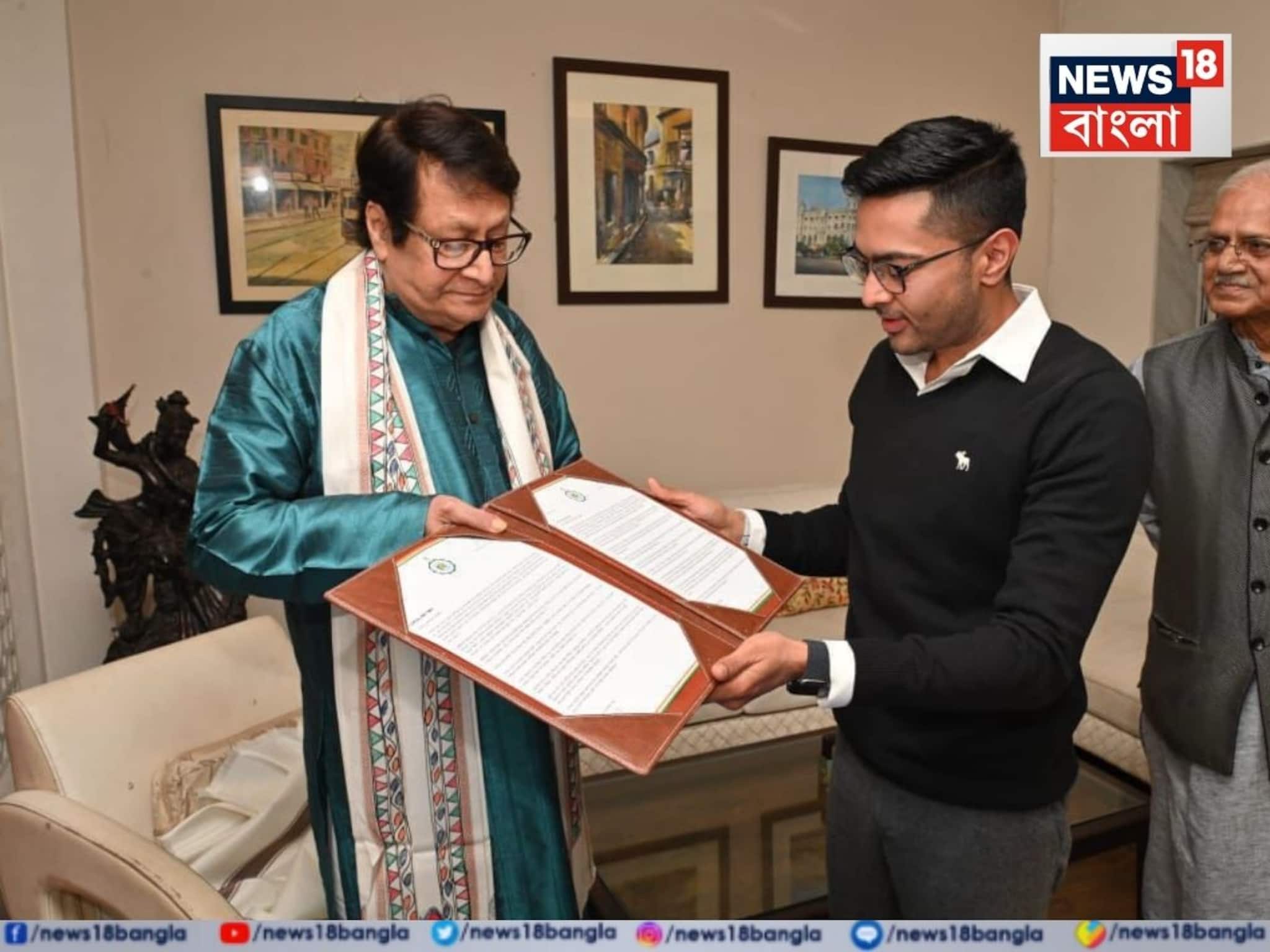 হঠাৎ ভবানীপুরে রঞ্জিত মল্লিকের বাড়িতে অভিষেক বন্দ্যোপাধ্যায়, কিন্তু কেন?