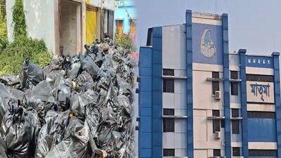 ক্যানিং হাসপাতালের যত্রতত্র ছড়িয়ে আবর্জনা 