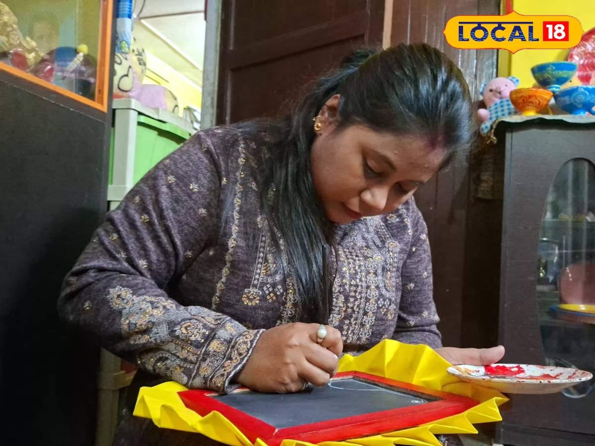 হাতেখড়িতেও রঙিন ছোঁয়া! সরস্বতী পুজোর বাজার কাঁপাচ্ছে কাস্টমাইজ স্লেট