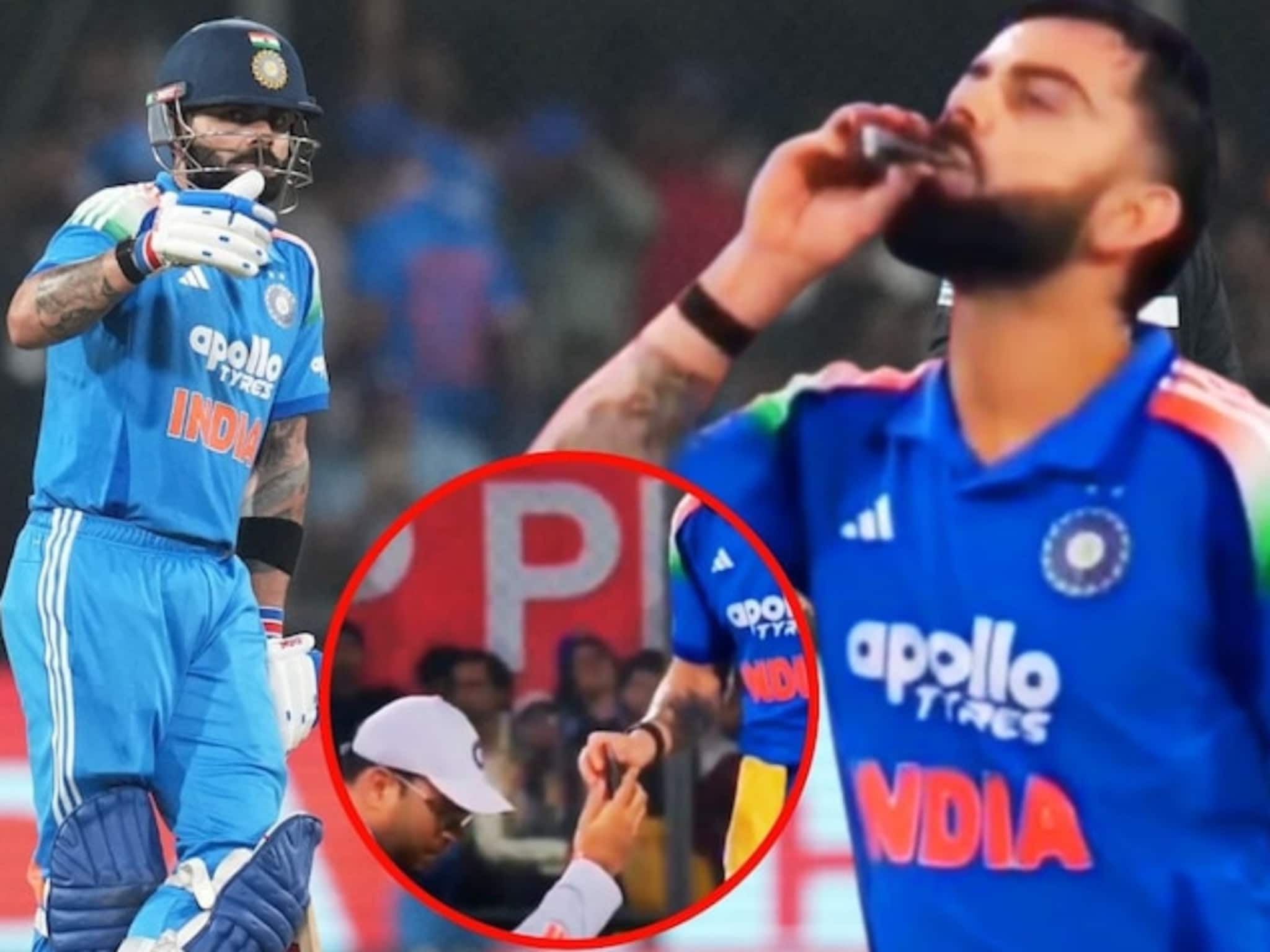 তৃতীয় ওডিআইতে সেঞ্চুরি করার পর কোন পানীয় পান করেছিলেন কোহলি? ছোট বোতলে কী ছিল? জেনে নিন
