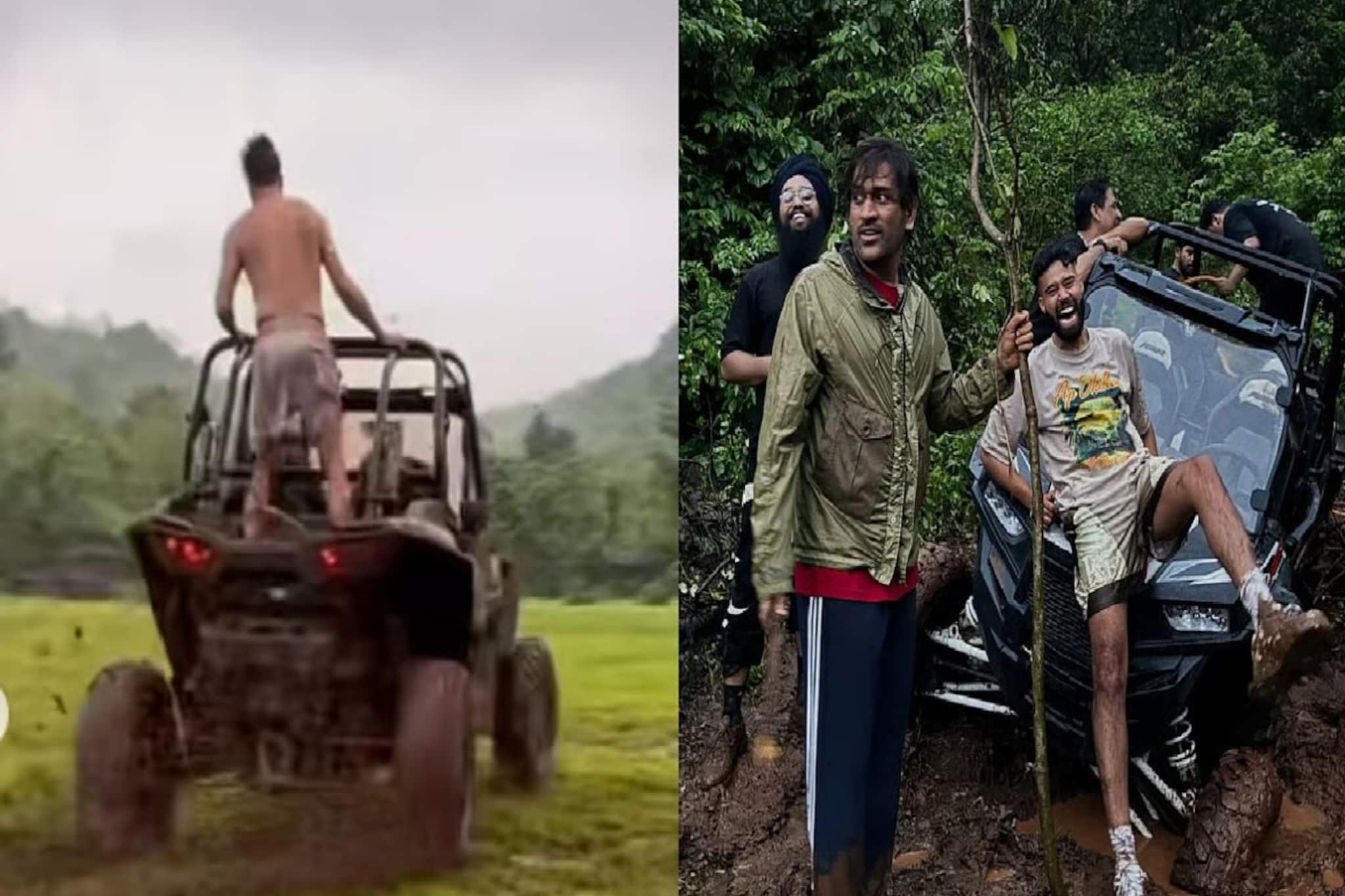 ধোনির এ কী হাল? সলমানের ফার্মহাউজে এপির সঙ্গে 'ভাঙলেন' ৪৬ লাখের গাড়ি? কাদামাখা ছবি ভাইরাল