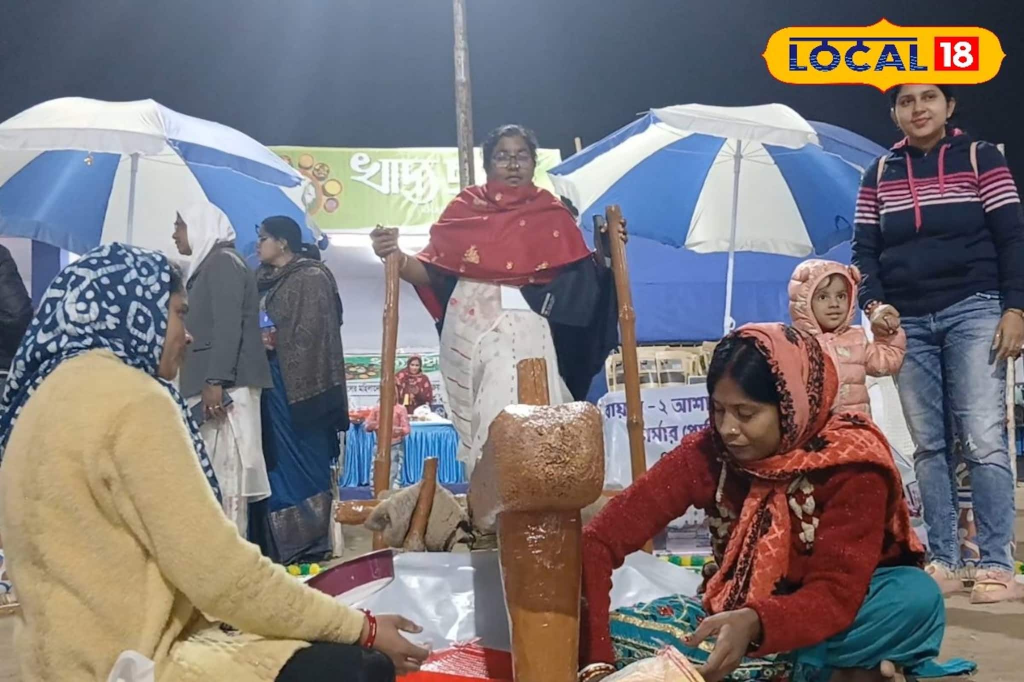 প্রশাসনিক ছোঁয়ায় প্রাণ পেল লুপ্তপ্রায় ঢেঁকি! স্বনির্ভরতার নয়া রূপরেখা সৃষ্টিশ্রী মেলায়