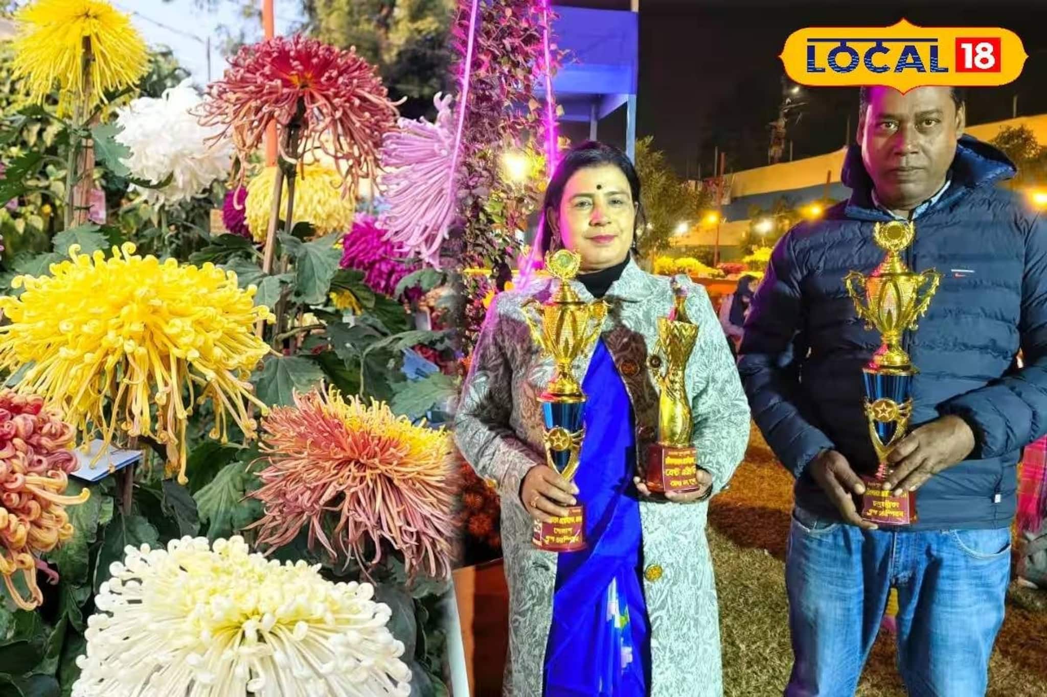 শখের ফুলেই সেরার শিরোপা! মালদহের পুষ্প প্রদর্শনীতে চ্যাম্পিয়ন ফুলপ্রেমীরা