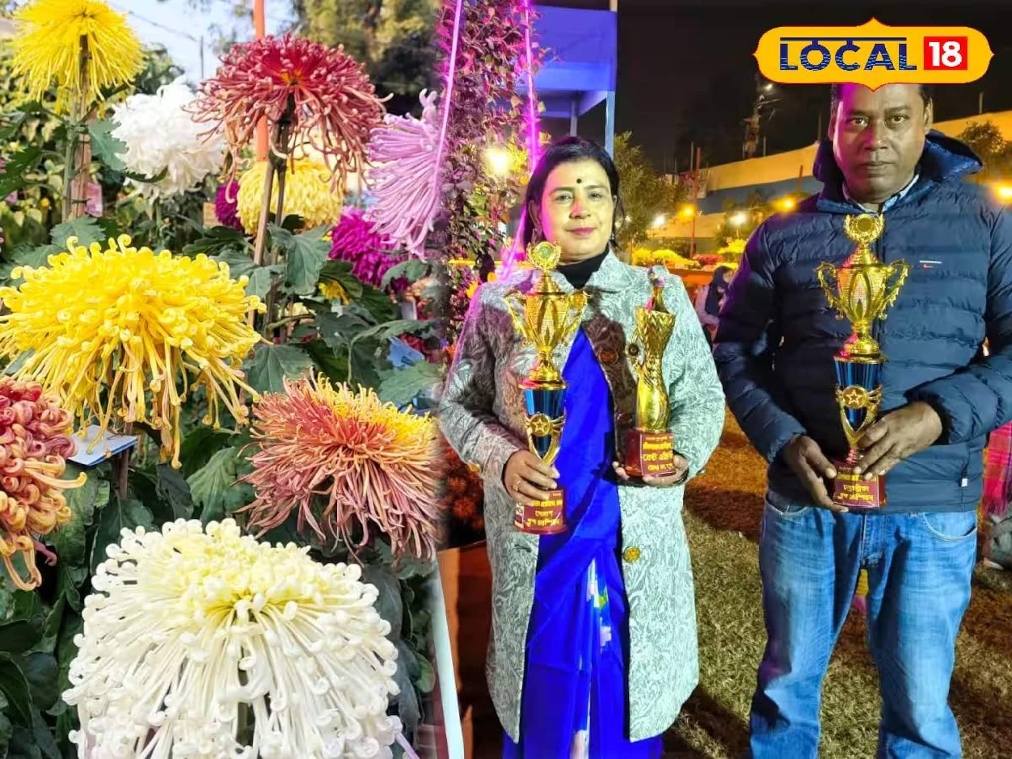 শখের ফুলেই সেরার শিরোপা! মালদহের পুষ্প প্রদর্শনীতে চ্যাম্পিয়ন ফুলপ্রেমীরা