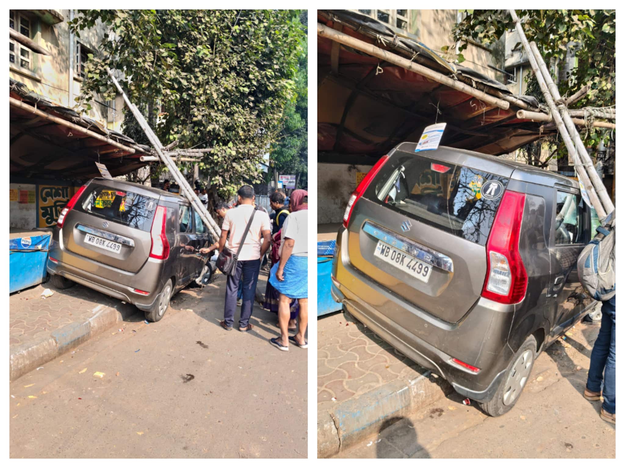 বেপরোয়া গতিতে বাইক আরোহী,পথচারীদের পিষে ফুটপাথে গাড়ি! উল্টোডাঙায় ভয়াবহ দুর্ঘটনা, মৃত ১