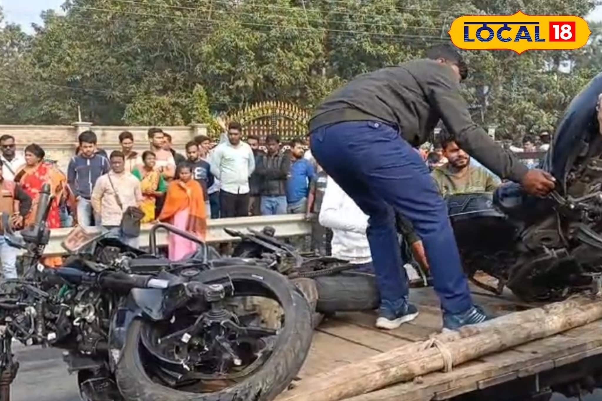 শান্তিপুরে মুখোমুখি ধাক্কা দুটি বাইকের, খেলনার মতো ছিটে গেলেন আরোহীরা! মৃত ২, আহত আরও দুজন