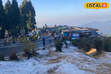 বরফের চাদরে মুড়ল ছাঙ্গু লেক, বছরের শুরুতেই মরশুমের প্রথম তুষারপাত, খুশিতে ভাসছে পর্যটকরা