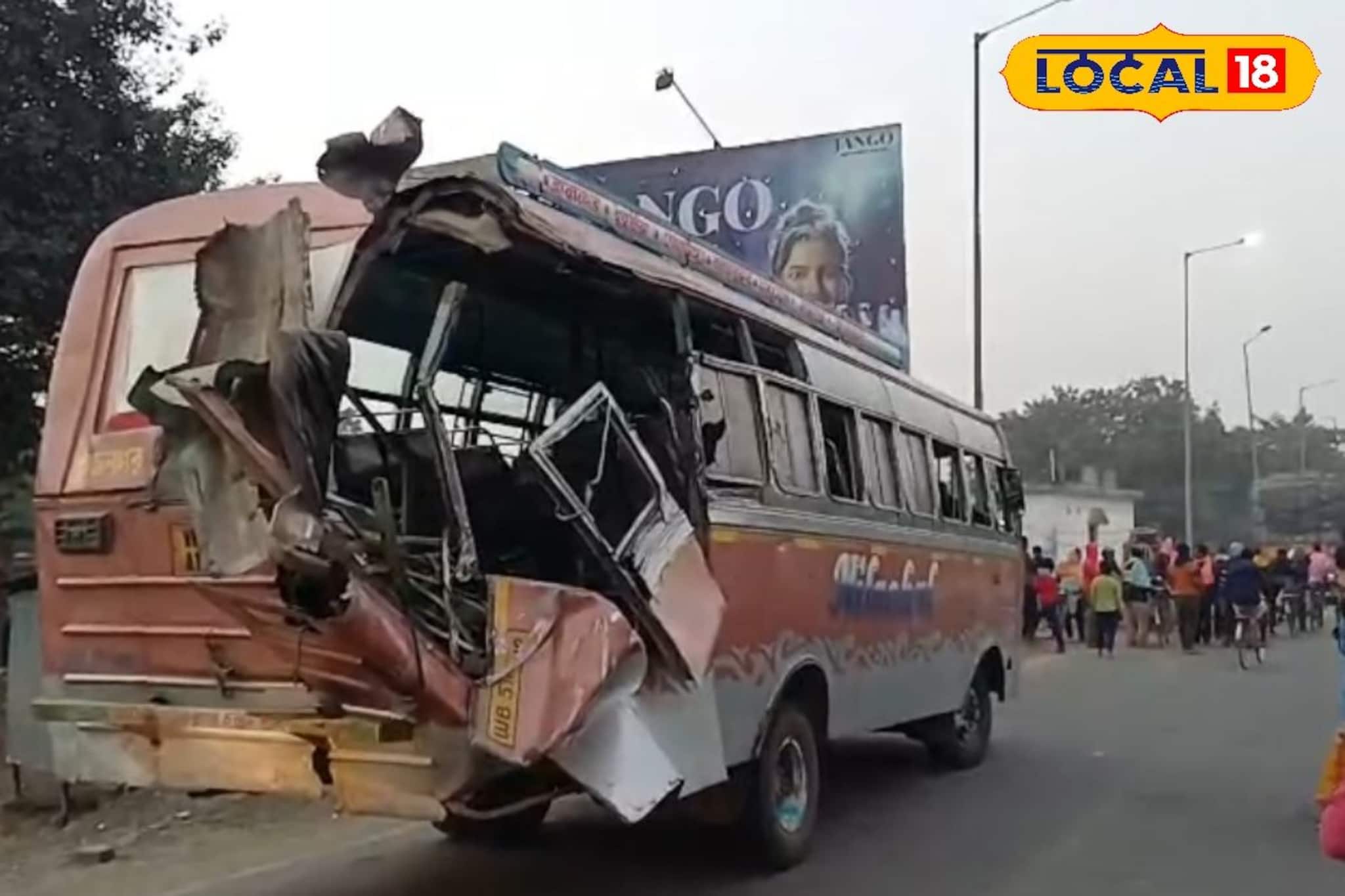 শীতের সকালে ভয়ঙ্কর বাস দুর্ঘটনা নদিয়ায়, দুটি বাসের সংঘর্ষে এক শিশু-সহ মৃত তিন