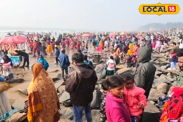 মকর সংক্রান্তিতে দিঘায় পূণ্যার্থীদের ঢল, কনকনে ঠান্ডা উপেক্ষা করে ঘাটে ঘাটে পুণ্যস্নান