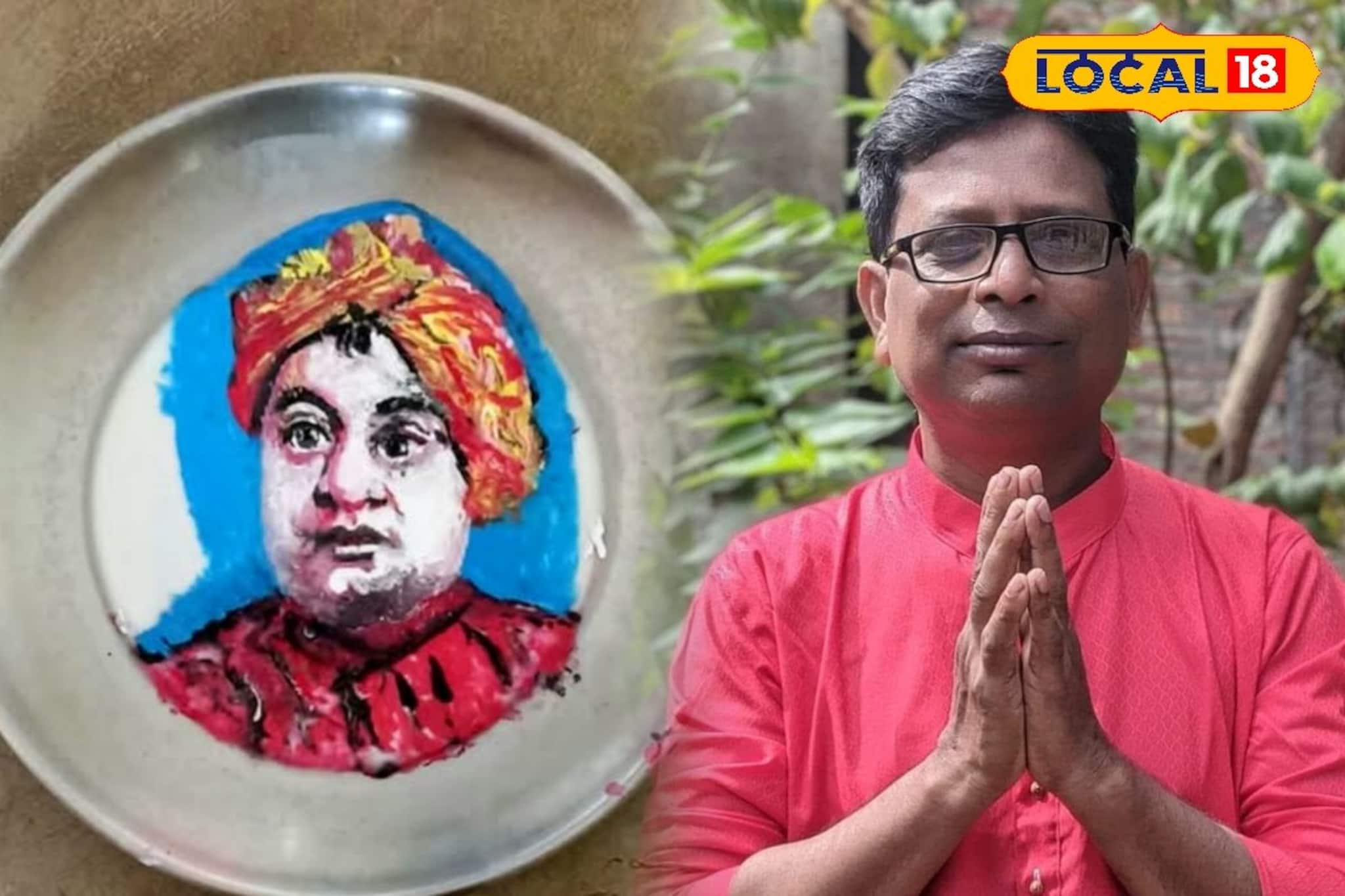 দুধের উপরই ছবি আঁকলেন শিল্পী! অবিশ্বাস্য সেই শিল্প সৃষ্টি দেখতেই ভিড় অশোকনগর উৎসবে, ভাইরা