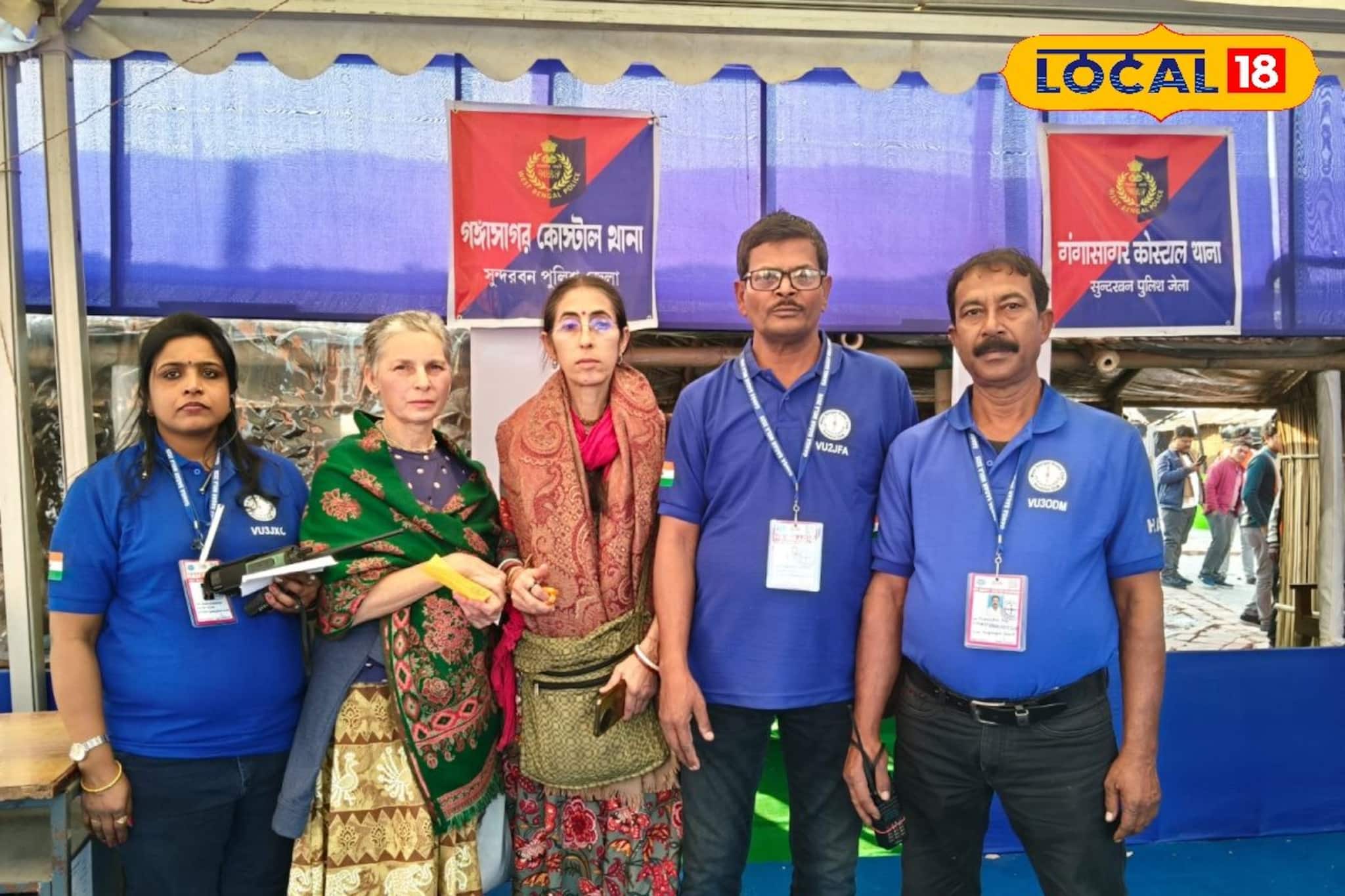 পুণ্যস্নান করার জন্য এসেছিলেন...গঙ্গাসাগর মেলায় এসে কেঁদে ভাসাচ্ছেন রাশিয়ান মহিলা