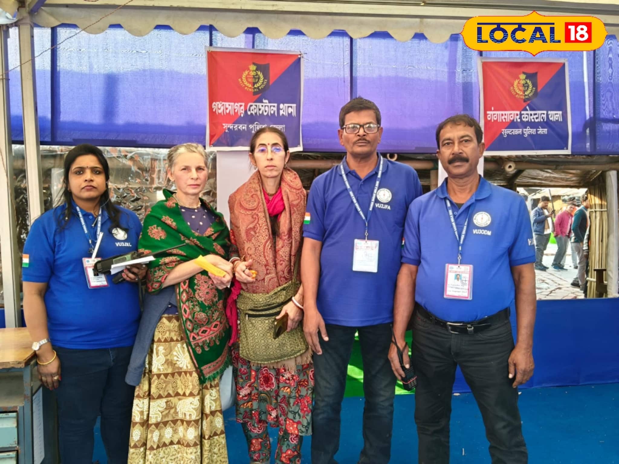 পুণ্যস্নান করার জন্য এসেছিলেন...গঙ্গাসাগর মেলায় এসে কেঁদে ভাসাচ্ছেন রাশিয়ান মহিলা