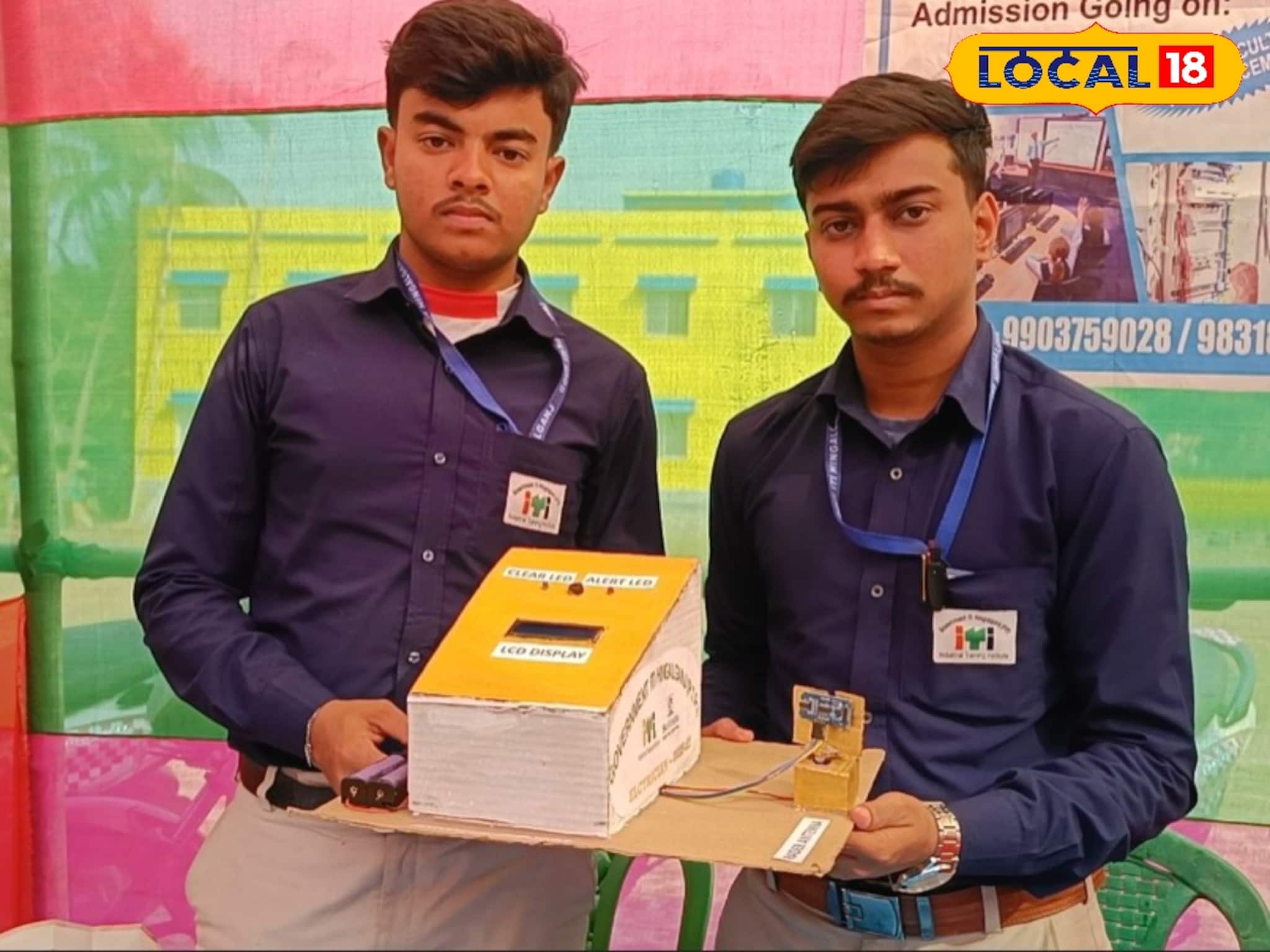 বন্ধ অফিসে কেউ এলেই জ্বলে উঠবে আলো, বাজবে সতর্ক সঙ্কেত, মডেল তৈরি করে চমকে দিল ছাত্ররা