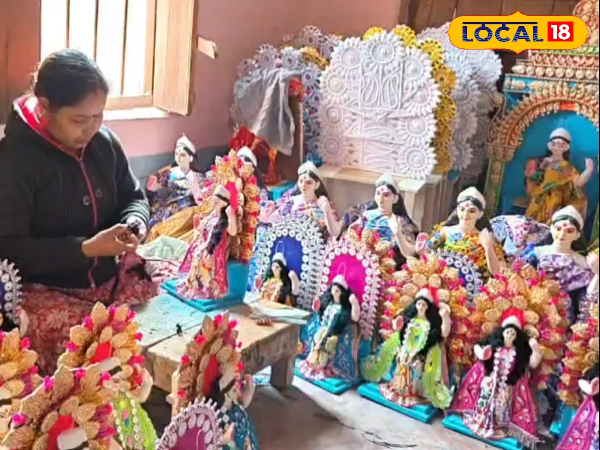 হাতের জাদুতে মুগ্ধ বিশ্ব! সরস্বতী পুজোর আগে কৃষ্ণনগরের পালপাড়ায় ব্যস্ততা তুঙ্গে