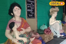 Saraswati Puja 2026: শিল্পে উঠে এল উদ্বাস্তু জীবনের লড়াই, কালনার সরস্বতী পুজোর থিম ‘কাঁটাতার’