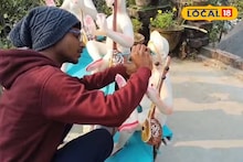 Howrah News: অভাবের জন্য থামবে না পড়াশোনা! সরস্বতী মূর্তি গড়ে খরচ জোগাড় করছে হাওড়ার স্কুল পড়ুয়া, ধরছে সংসারের হালও