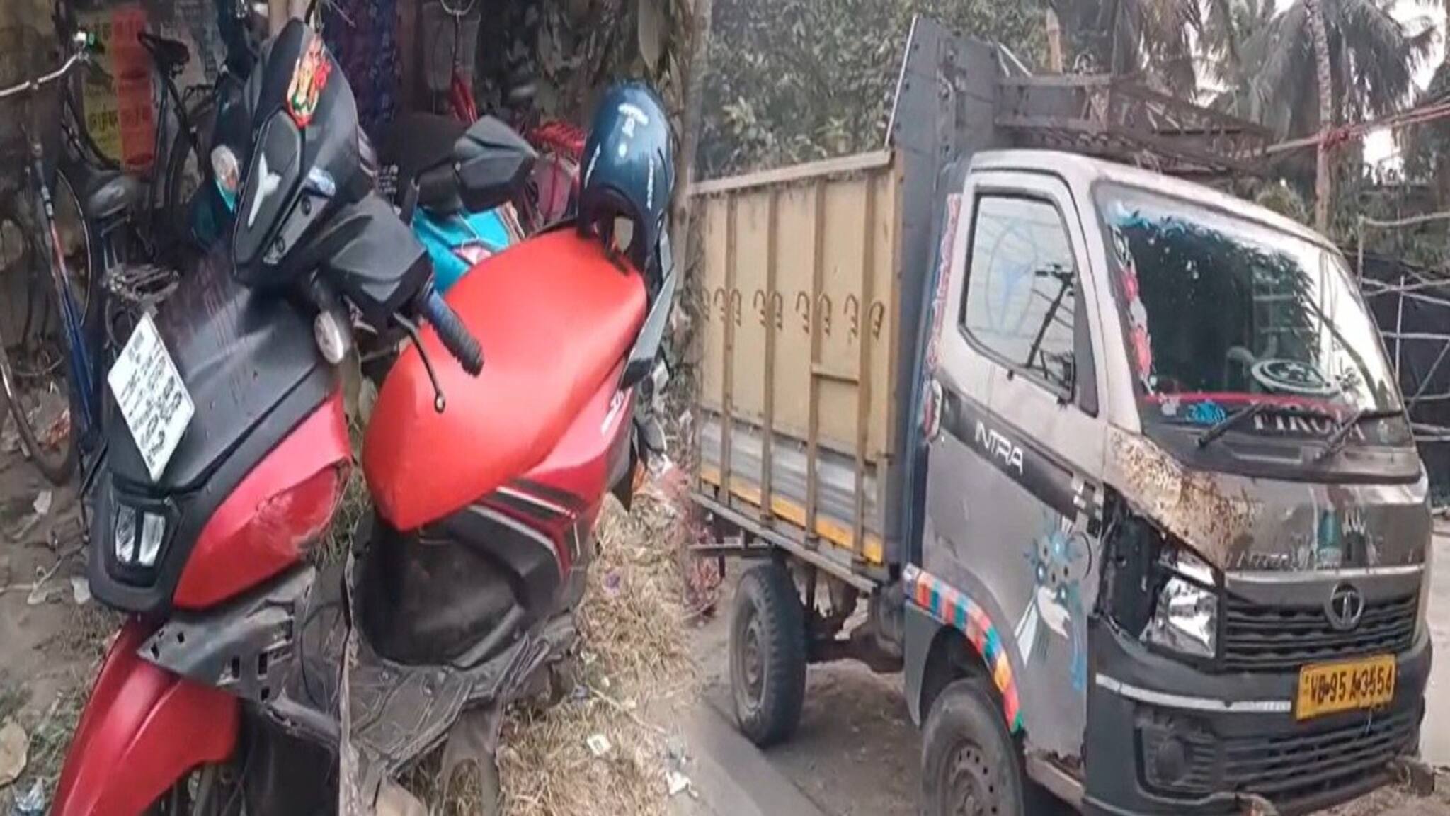 নিয়ন্ত্রণ হারিয়ে পিকআপ ভ্যানে ধাক্কা! জাতীয় সড়কের উপর ছিটকে পড়লেন ৩ যুবক, রক্তারক্তি কাণ্ড