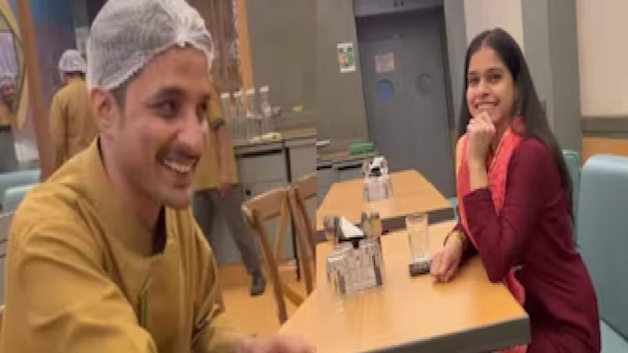 Viral Video of Lovers: প্রেমিক যখন ওয়েটার, প্রেমিকা তখন? মুম্বইয়ের রেস্তোরাঁয় যুগলের কাণ্ড দেখে হতবাক হবেন আপনি! রইল ভিডিও