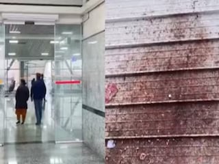 লখনউ রেল স্টেশন ভরে গিয়েছে গুটখার দাগে ! (Photo: X) লখনউ রেল স্টেশন ভরে গিয়েছে গুটখার দাগে ! (Photo: X)