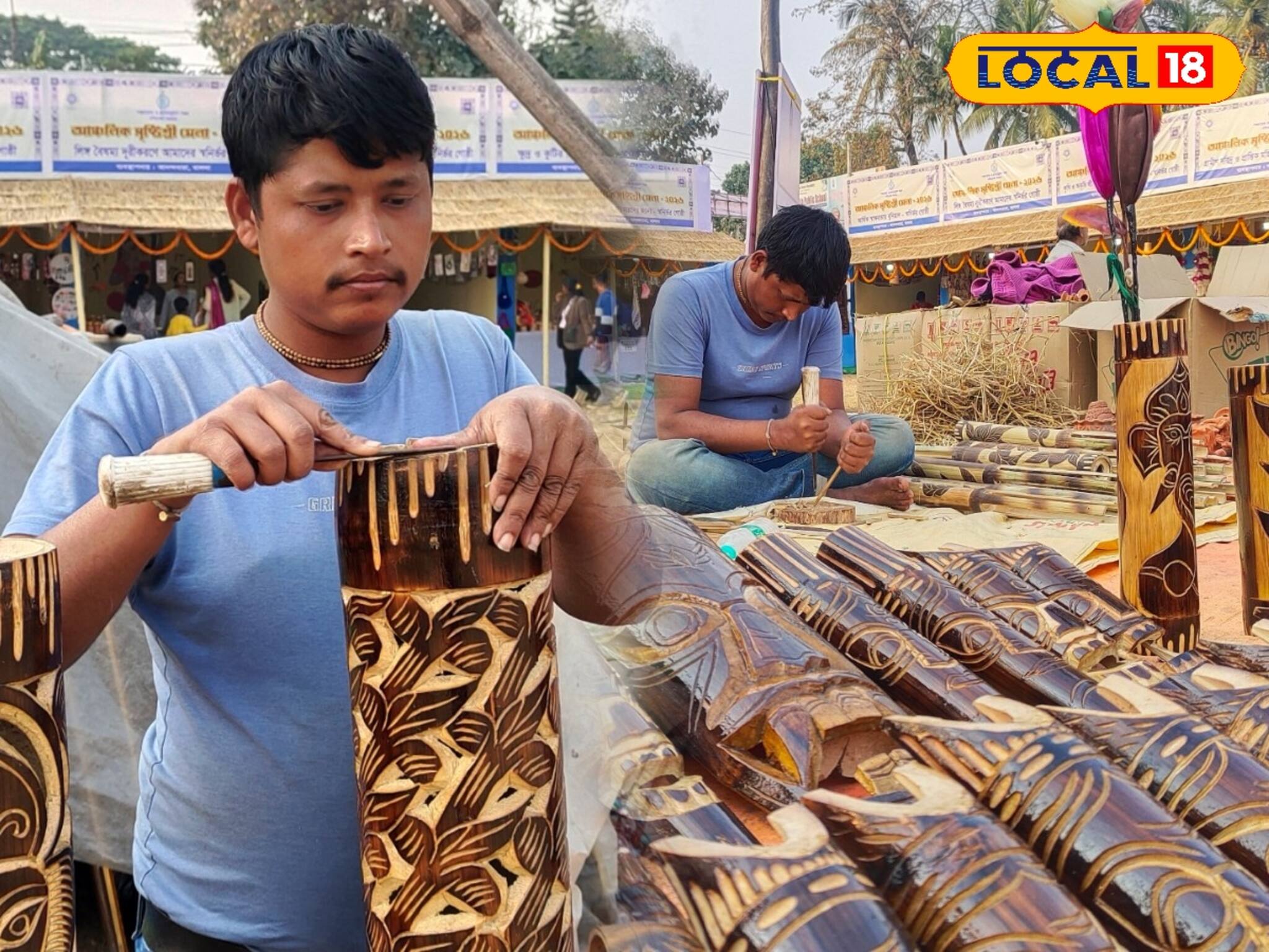 ঘর সাজানোর দুর্দান্ত সব বাঁশের আইটেম, কোনটা ছেড়ে কোনটা নেবেন! ঢেলে বিকোচ্ছে এই মেলায় ঘর সাজানোর দুর্দান্ত সব বাঁশের আইটেম, কোনটা ছেড়ে কোনটা নেবেন! ঢেলে বিকোচ্ছে এই মেলায়