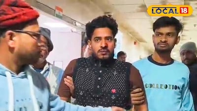 আহত এক যুবক