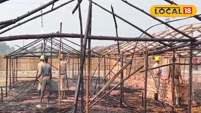 গঙ্গাসাগর মেলা শেষে অস্থায়ী ছাউনিতে বিধ্বংসী আগুন