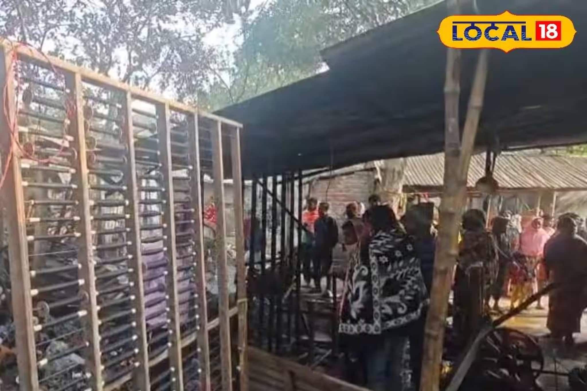 পঞ্চায়েত সদস্যের বাড়ির তাঁতের কারখানায় আগুন! বিধ্বংসী অগ্নিকাণ্ডে ভস্মীভূত সব