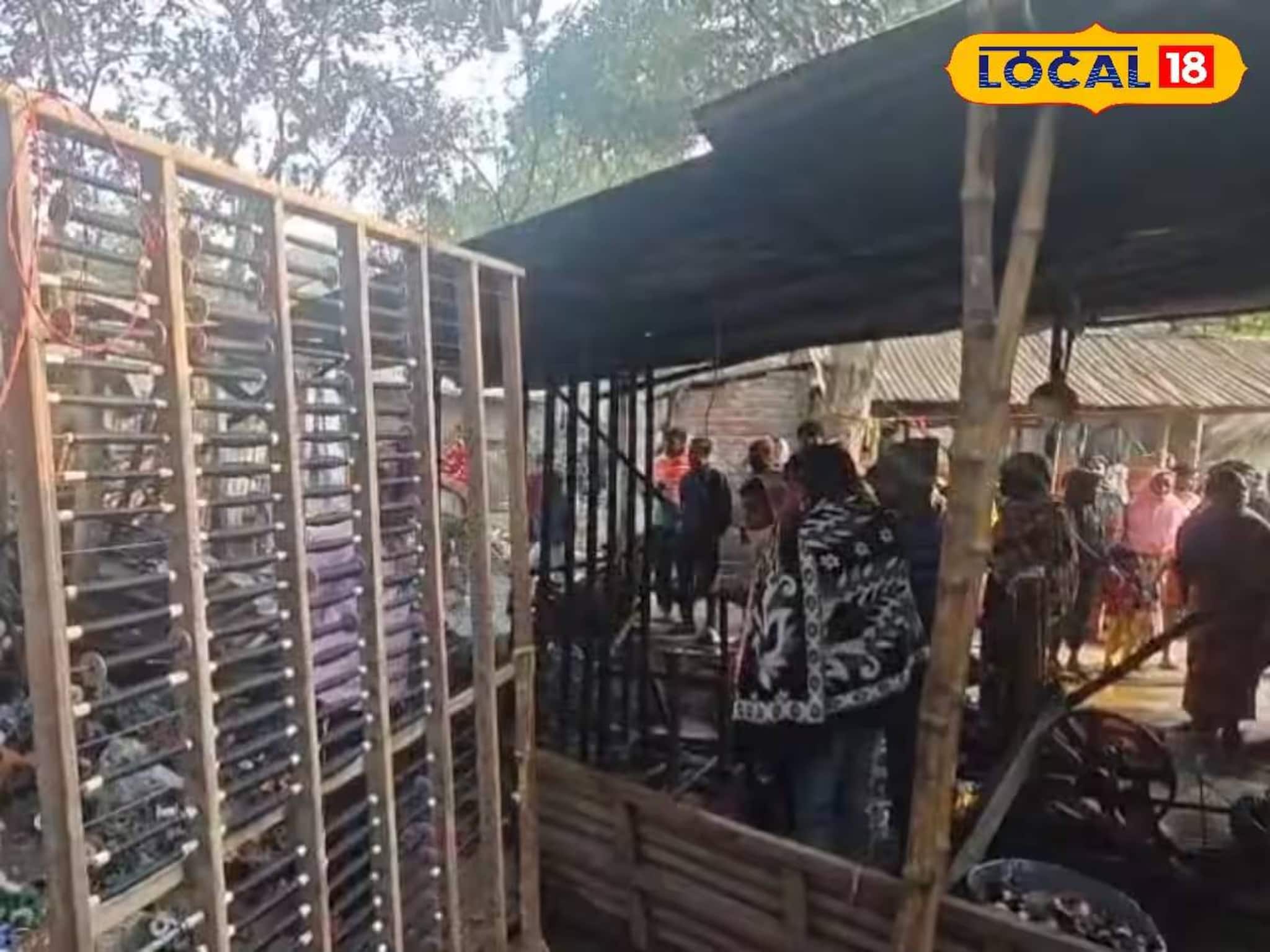 পঞ্চায়েত সদস্যের বাড়ির তাঁতের কারখানায় আগুন! বিধ্বংসী অগ্নিকাণ্ডে ভস্মীভূত সব