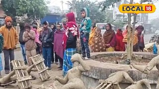 মৃৎশিল্পের কারখানার মূর্তি ভাঙার অভিযোগ