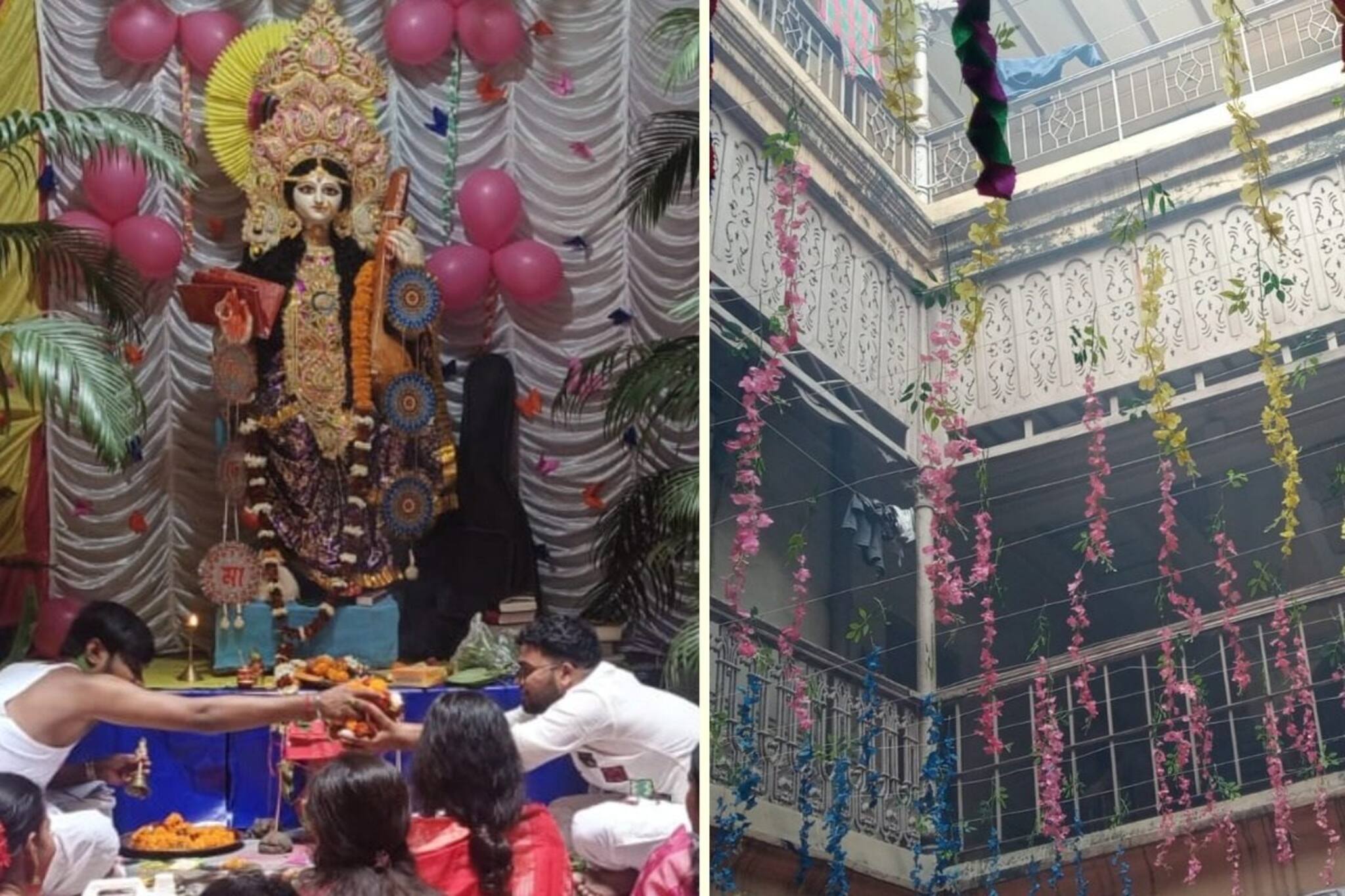 প্রাক স্বাধীনতার এই বাগদেবী আরাধনার সুর সমাপ্তির মুখে, ঐতিহ্যের সঙ্কট, আশা-নিরাশার দোলাচলে