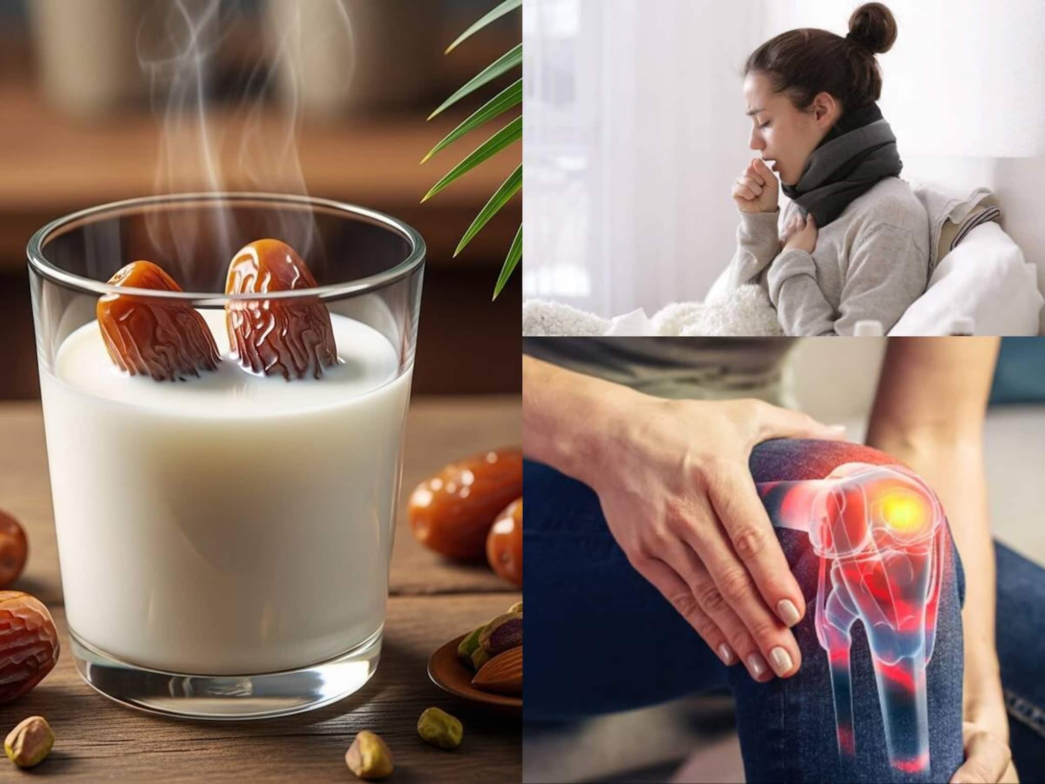 গরম দুধে ৩ থেকে ৪ টে খেজুর! সারবে শুকনো কাশি! গায়েব গাঁটের ব্যথা!