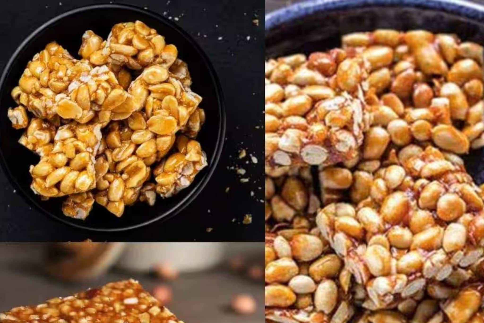 খাঁটি ঘিয়ের পাকে তিল-চিনেবাদামের চাক! বাদাম পাটালিতে কামড় দিলে মজবুত হাড়! সারবে বদহজমও