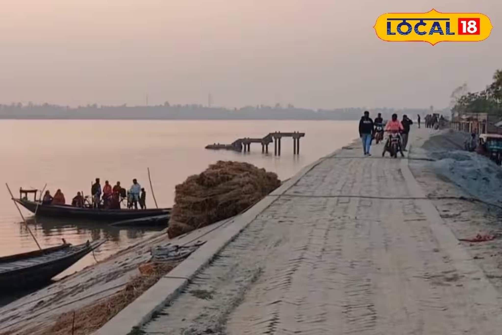 নোনা জল ঢুকে কৃষিজমির সর্বনাশ আর নয়! দীর্ঘ লড়াইয়ের পর ডাঁসা নদীর পাড়ে কংক্রিটের বাঁধ