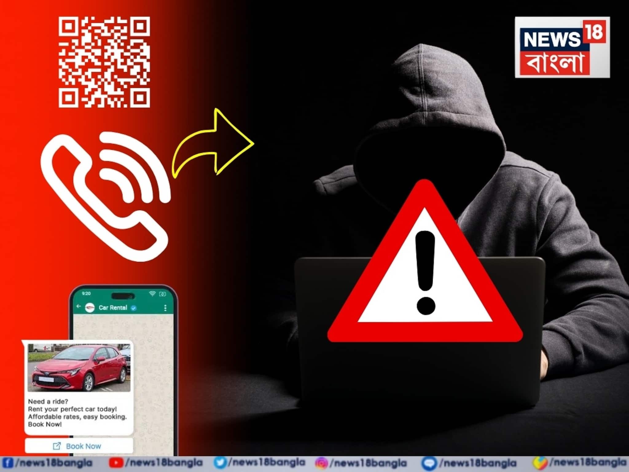 কল ফরওয়ার্ডিং,QR কোড,WhatsApp ভাড়া! জানুন সাইবার প্রতারকরা কী কী নতুন কৌশল ব্যবহার করছে