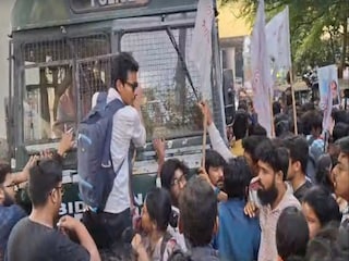 বিক্ষোভে উত্তাল বিকাশ ভবন