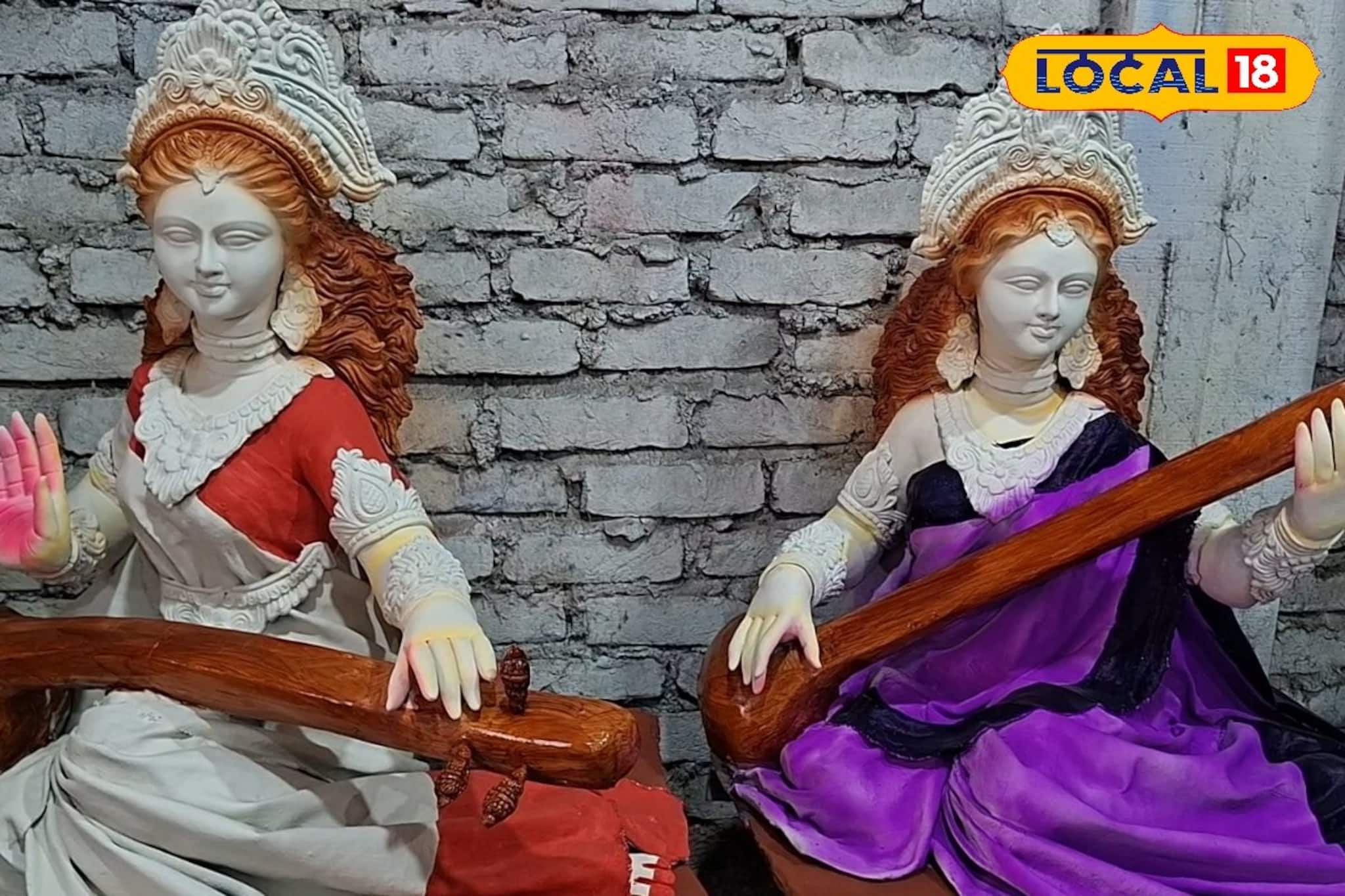 সরস্বতী পুজোতেও থিমের বাহার! শিলিগুড়ি জুড়ে অভিনব ভাবনায় বাগদেবীর আরাধনা, দেখুন