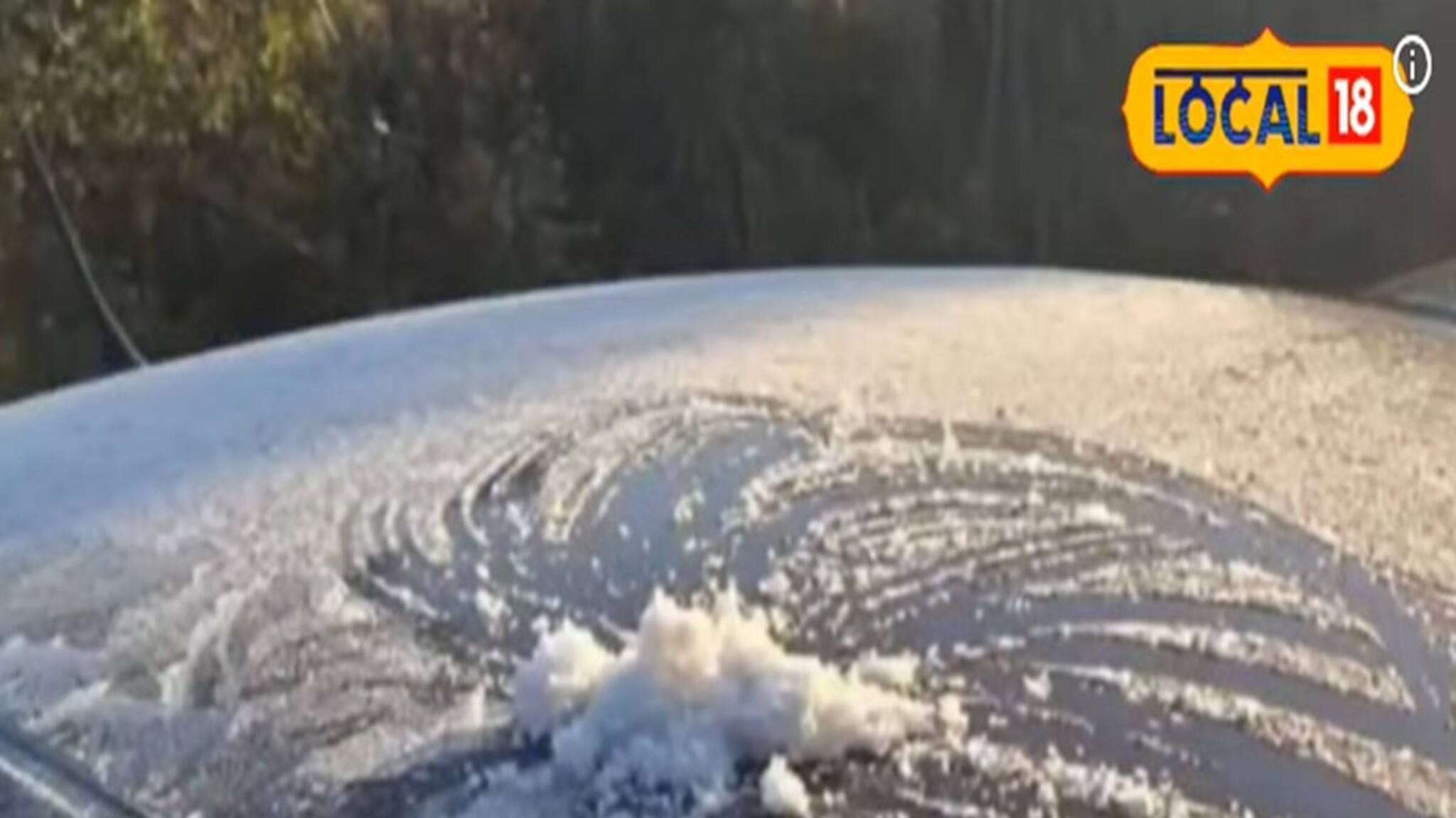 তবে কি তুষারে ডাকছে পুরুলিয়া! বিরল দৃশ্যে শোরগোল জঙ্গলমহলে