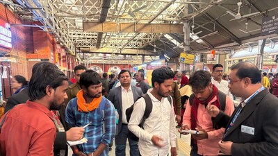 हावड़ा स्टेशन पर बड़ी कार्रवाई: मजिस्ट्रेट के नेतृत्व में 572 उल्लंघनकर्ता पकड़े गए.