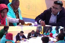 Abhishek Banerjee lunch with Migrant Labours: ভাত-শুক্ত-মাছের ঝোলেই ভোটের বার্তা, মালদহে পরিযায়ী শ্রমিকদের সঙ্গে মধ্যাহ্নভোজন অভিষেক