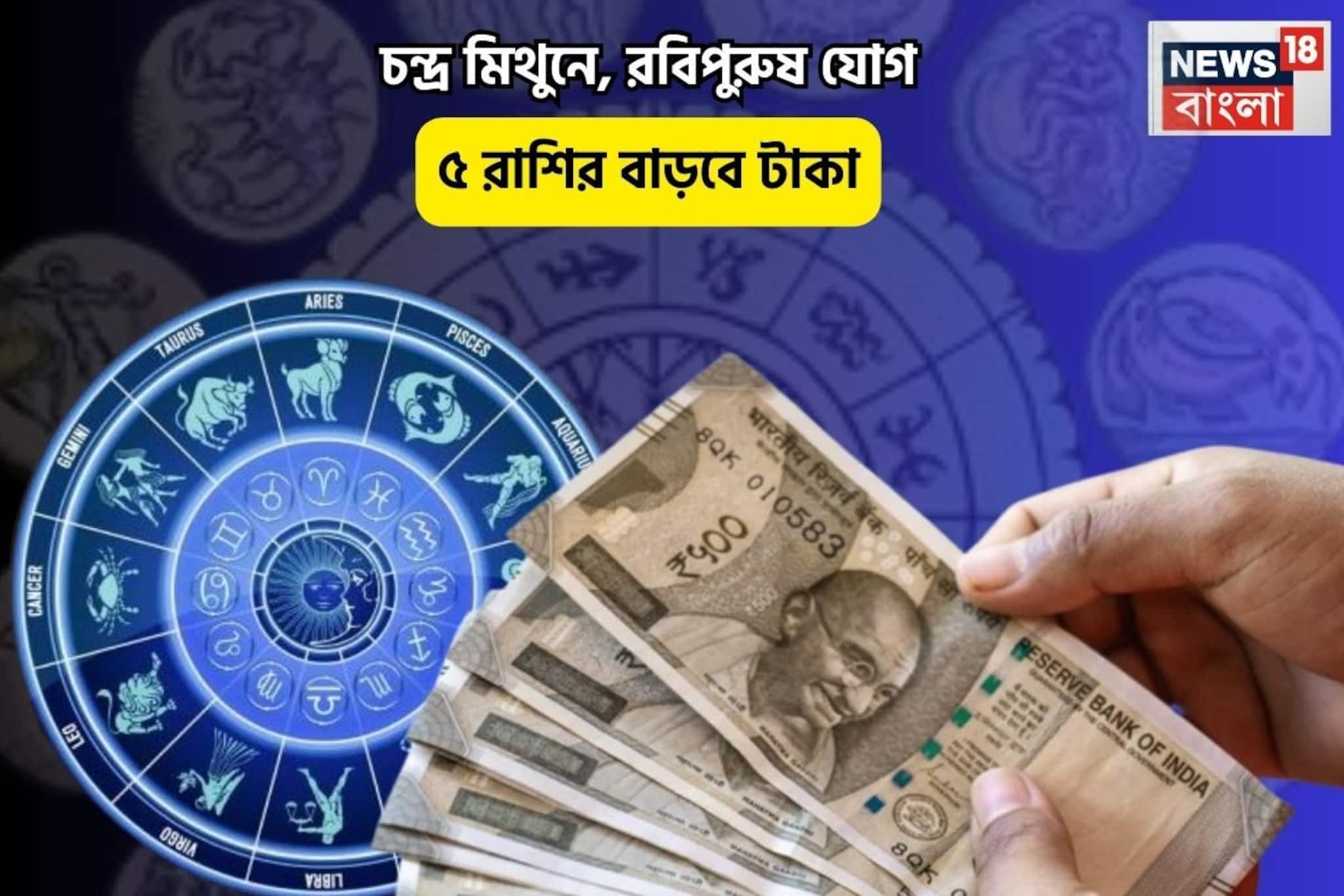 নতুন বছরে শুধুই ফুর্তি, আপনি রাজা! চন্দ্র মিথুনে, রবিপুরুষ যোগে ৫ রাশির বাড়বে টাকা