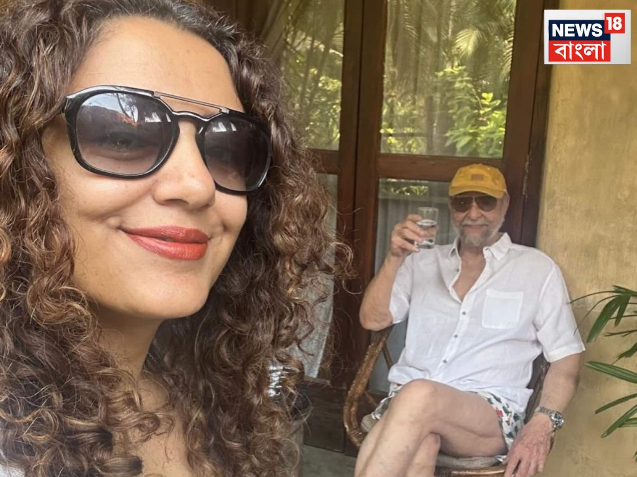 বউ তো নয় যেন নাতনি!২৯বছরের ছোট স্ত্রীকে নিয়ে গোয়ার বিচে কবীর বেদীর,দিলেন সুরায় চুুমুক