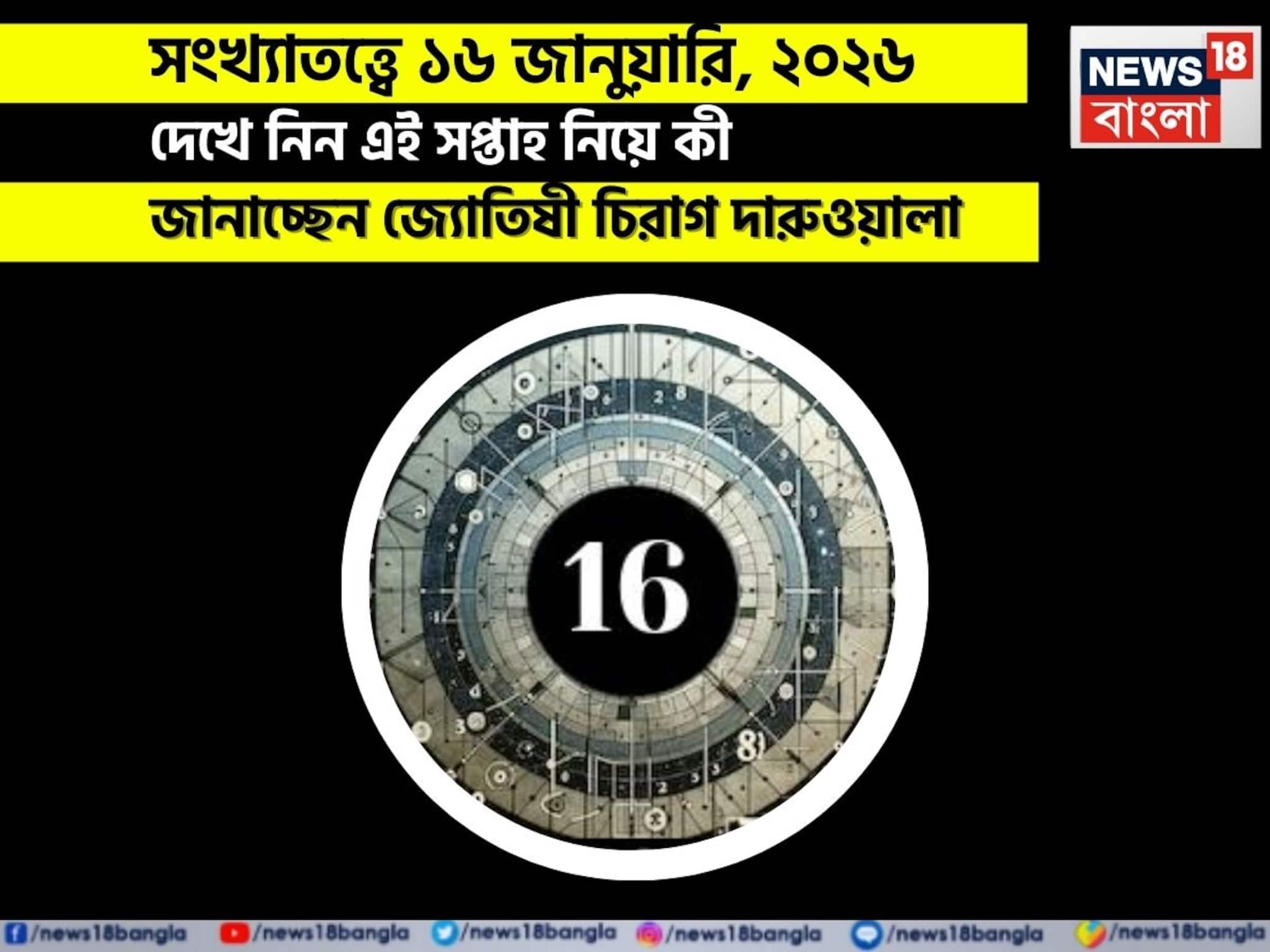 সংখ্যাতত্ত্বে ১৬ জানুয়ারি, কেমন যাবে আজকের দিন? জানাচ্ছেন জ্যোতিষী চিরাগ দারুওয়ালা