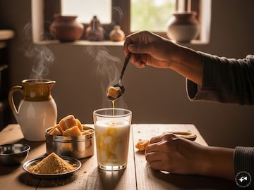 শীত মানেই তো গুড়! দই বা দুধ খাওয়ার পরে কি গুড় খাওয়া যায়? জানাচ্ছেন বিশেষজ্ঞ শীত মানেই তো গুড়! দই বা দুধ খাওয়ার পরে কি গুড় খাওয়া যায়? জানাচ্ছেন বিশেষজ্ঞ