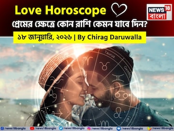 ১৮ জানুয়ারি, ২০২৬- কেমন যাবে আজকের প্রেমজীবন, জানাচ্ছেন জ্যোতিষী চিরাগ দারুওয়ালা